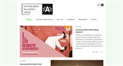 Desktop Screenshot of antwerpenopen.be